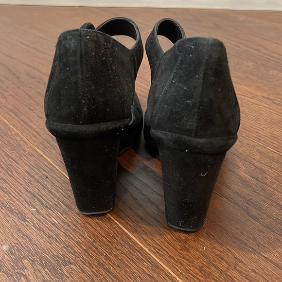 Stephane Kelian Women’s Black Suede Wedges Size 6 - Picture 4 of 6
